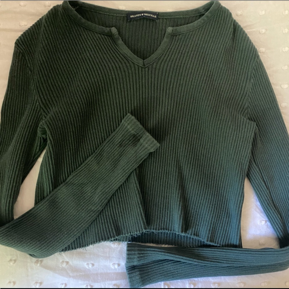 Brandy Melville Ribbed Long Sleeve
